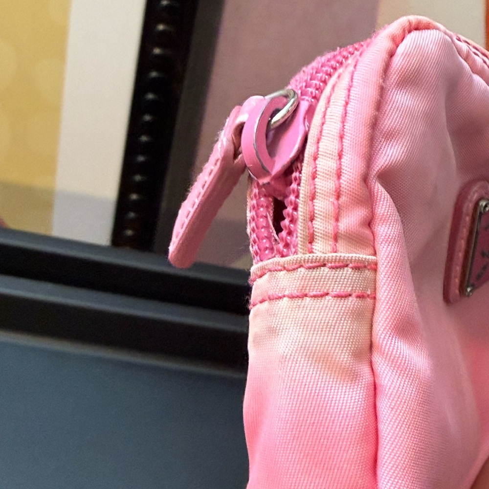 Mini Prada Pink Cosmetic Pouch - Picture 3 of 5